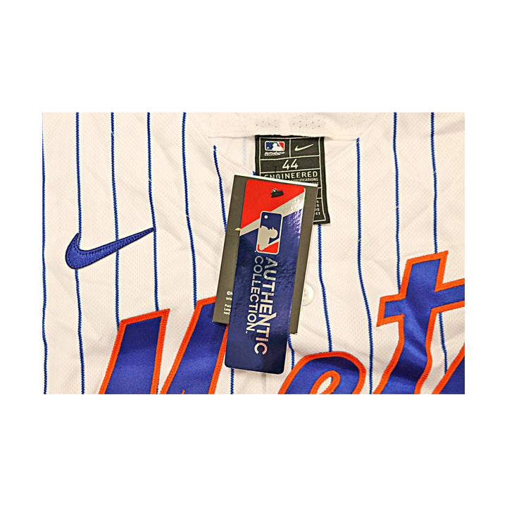 Trevor May New York Mets Autographed White Pinstripe Nike Authentic Jersey MLB Auth