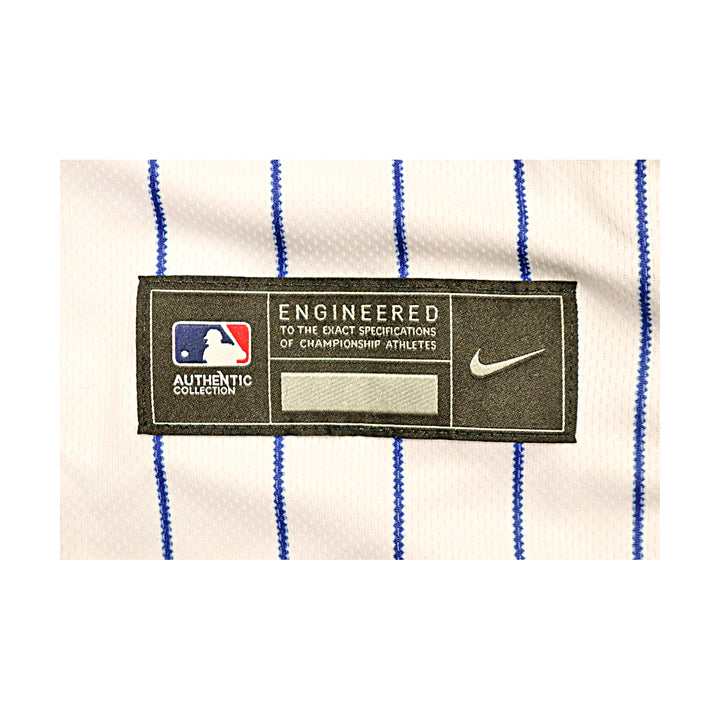 Tomas Nido New York Mets Autographed White Pinstripe Nike Authentic Jersey MLB Auth