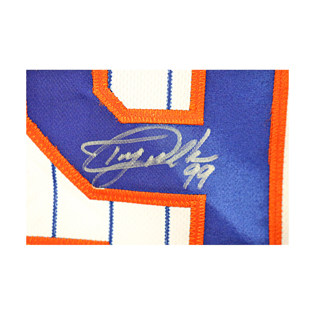 Taijuan Walker New York Mets Autographed White Pinstripe Nike Authentic Jersey MLB Auth