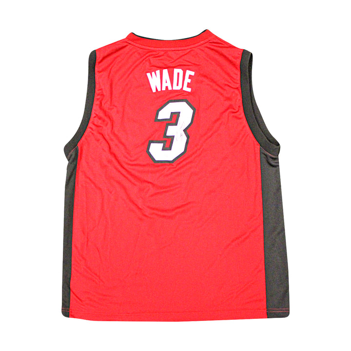 Dwyane Wade Miami Heat Autographed Red Adidas Jersey JSA COA