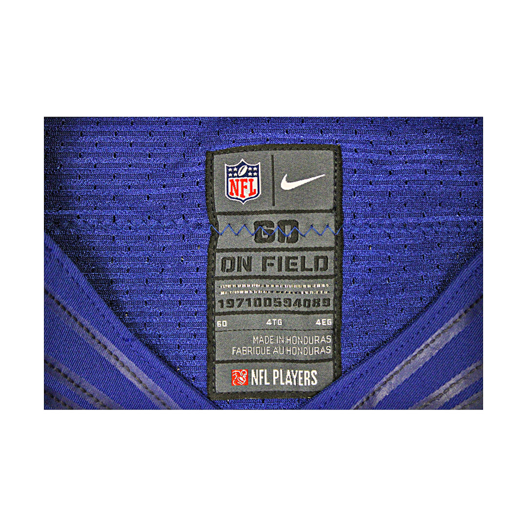 Evan Engram New York Giants Autographed Blue Nike Authentic Jersey JSA COA