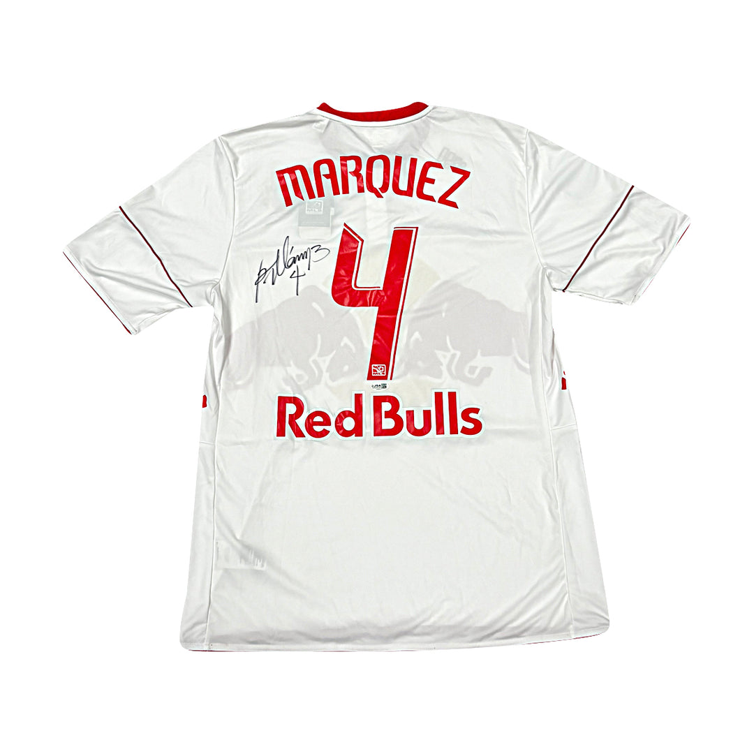 Rafael Marquez New York Red Bulls Autographed White Adidas Jersey JSA COA