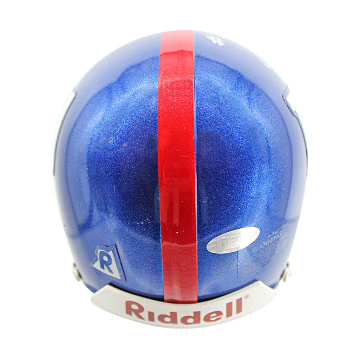 Eli Manning New York Giants Autographed Inscribed Mini Helmet Steiner COA