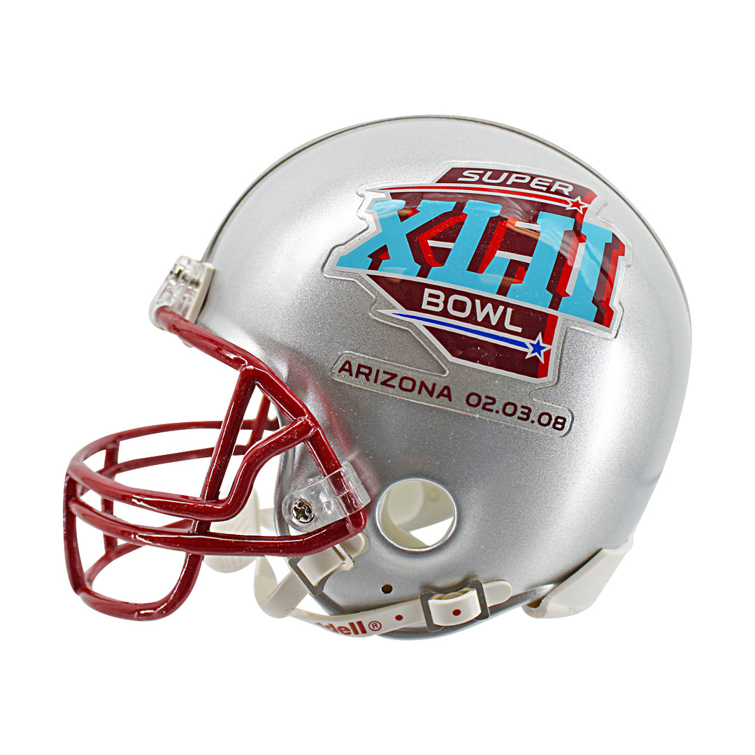 New York Giants vs.New England Patriots Championship 2.3.08 Riddell Mini Helmet