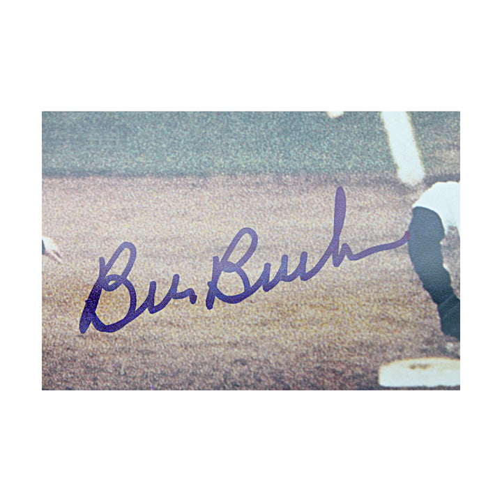 Mookie Wilson Bill Buckner New York Mets Autographed Framed Inscribed 8x10 Photo Steiner Holo Only