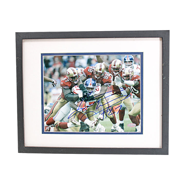 Brandon Jacobs Autographed Framed 8x10 Photo Steiner COA