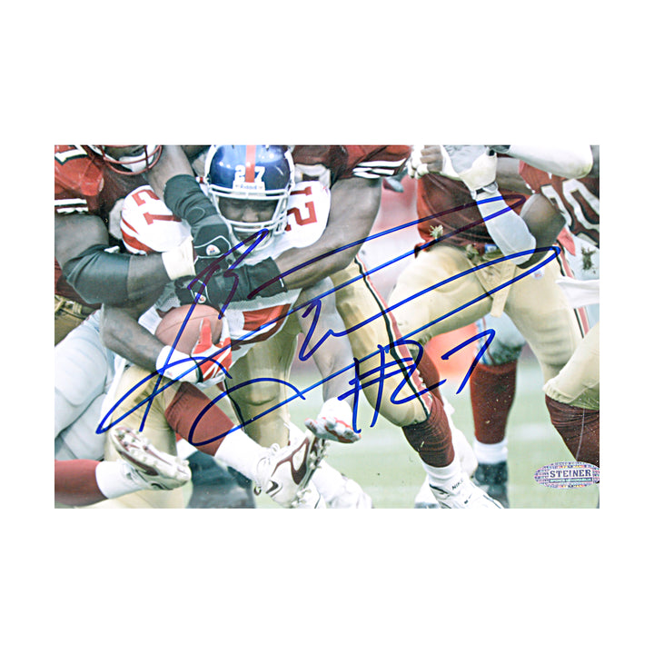 Brandon Jacobs Autographed Framed 8x10 Photo Steiner COA