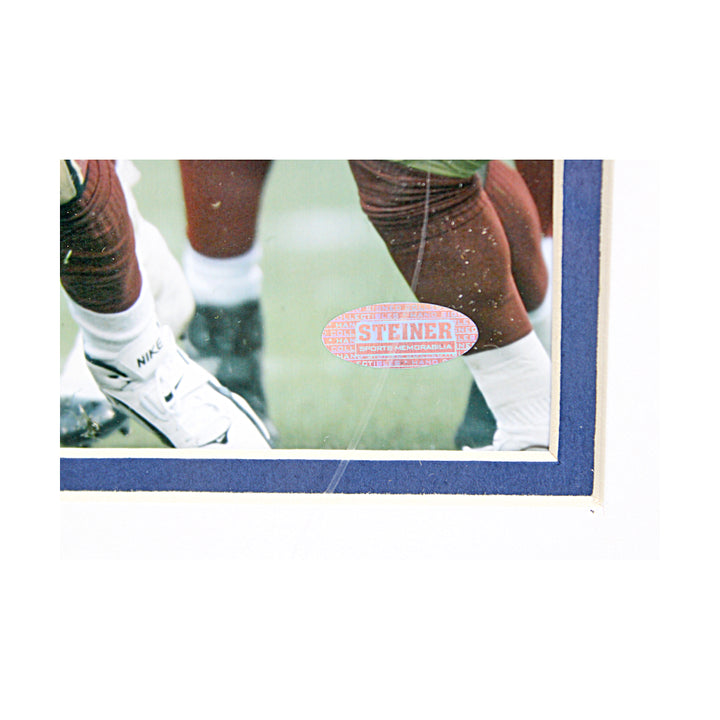 Brandon Jacobs Autographed Framed 8x10 Photo Steiner COA