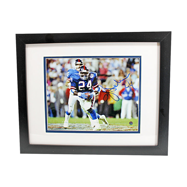 OJ Anderson New York Giants Autographed Framed 8x10 Photo Steiner COA