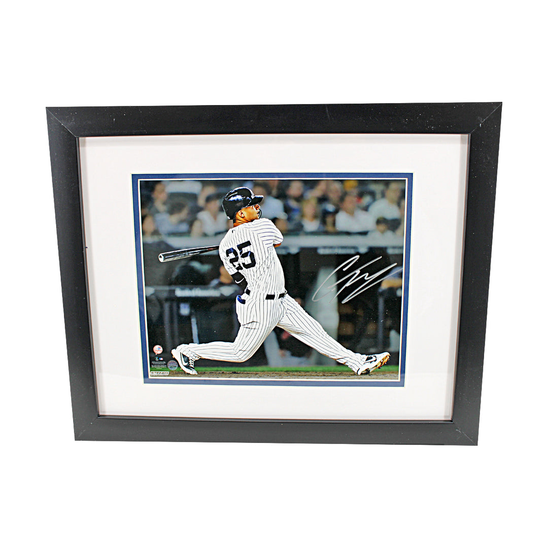 Gleyber Torres New York Yankees Autographed Framed 8x10 Photo Steiner COA