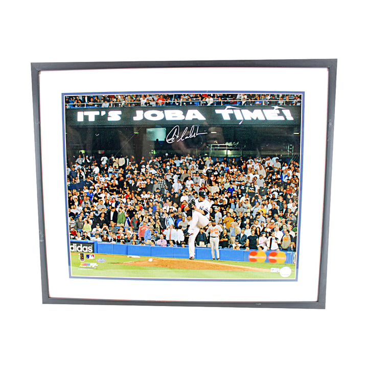 Joba Chamberlain Yankees Autographed Framed 16x20 Photo MLB / Steiner COA -2