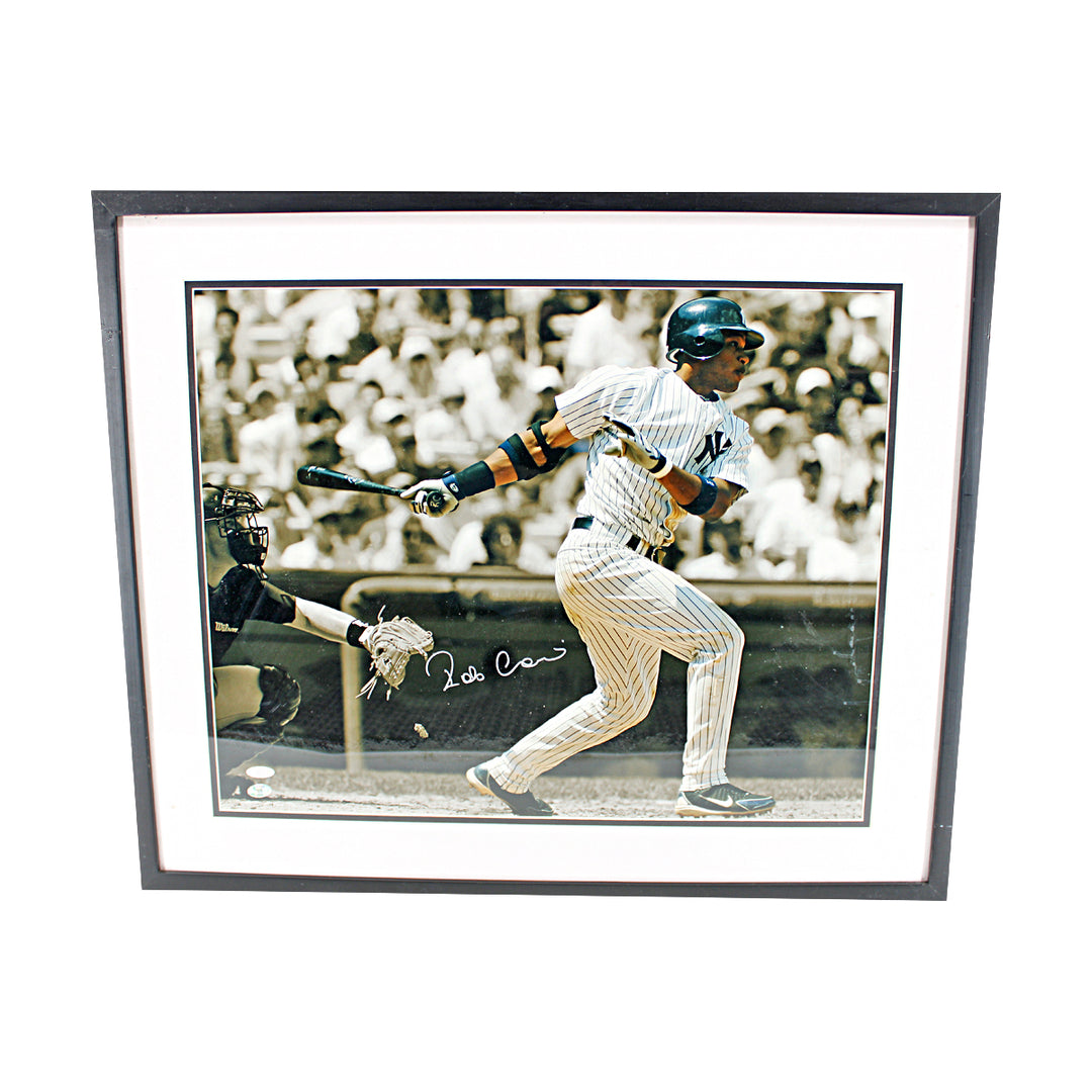 Robinson Cano New York Yankees Autographed Framed 16x20 Photo Steiner COA