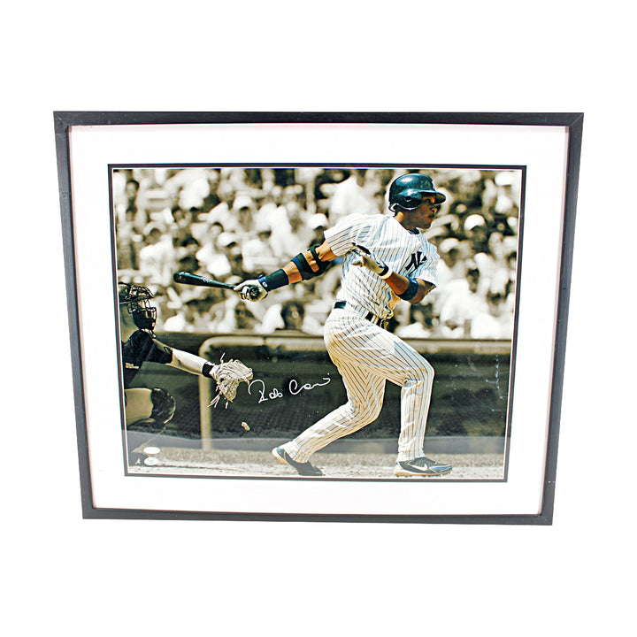 Robinson Cano New York Yankees Autographed Framed 16x20 Photo Steiner COA