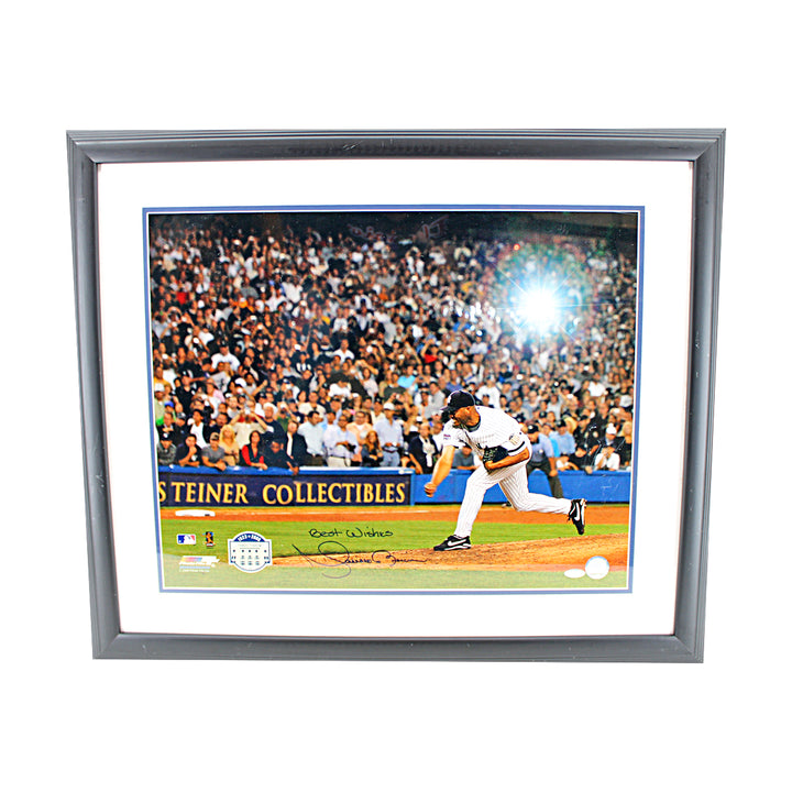 Mariano Rivera New York Yankees Autographed Framed 16x20 Photo Steiner COA