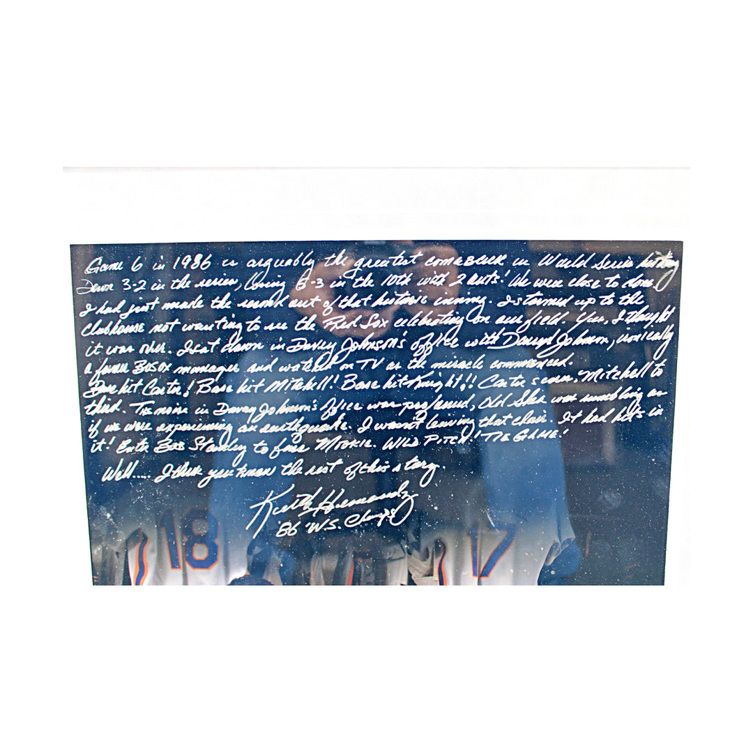 Keith Hernandez New York Mets Framed Facsimile Auto 16x20 Photo