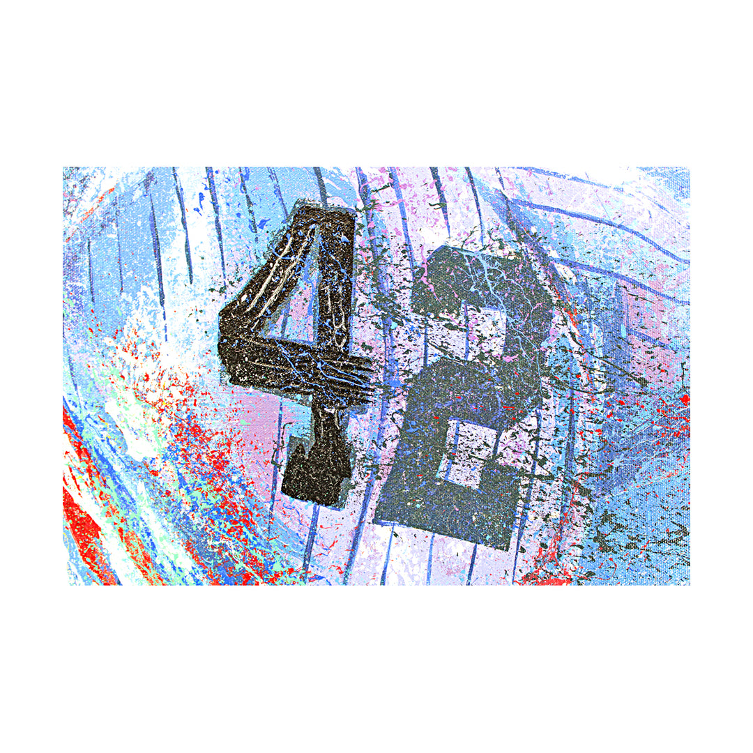 Mariano Rivera New York Yankees Autographed Framed Inscribed Bill Lopa Canvas AROC 28/42 Steiner Holo Only