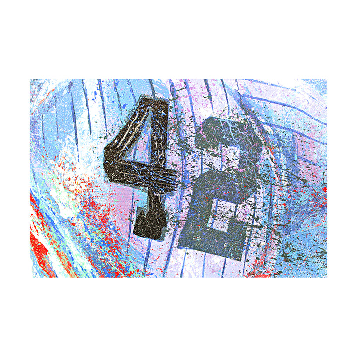Mariano Rivera New York Yankees Autographed Framed Inscribed Bill Lopa Canvas AROC 28/42 Steiner Holo Only