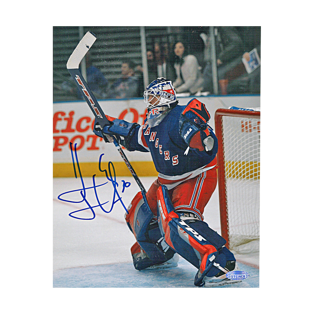 Henrik Lundqvist New York Rangers Autographed 8x10 Photo Steiner Holo Only