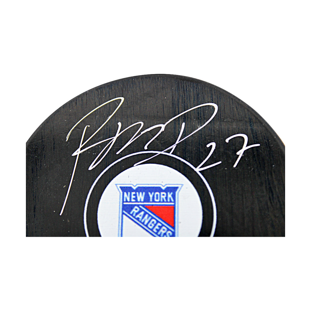Ryan McDonagh New York Rangers Autographed Replica Puck Steiner COA