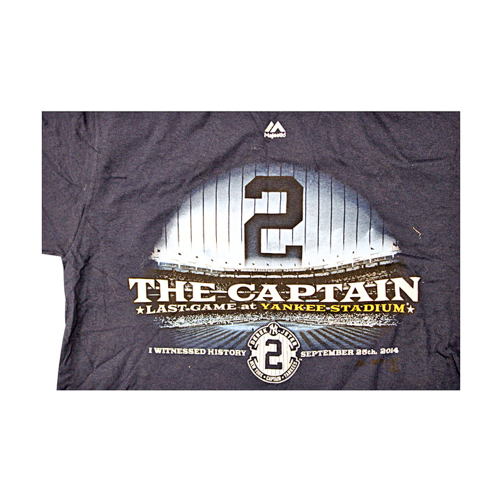 Derek Jeter New York Yankees Last Game At Yankee Stadium Shirt Size M
