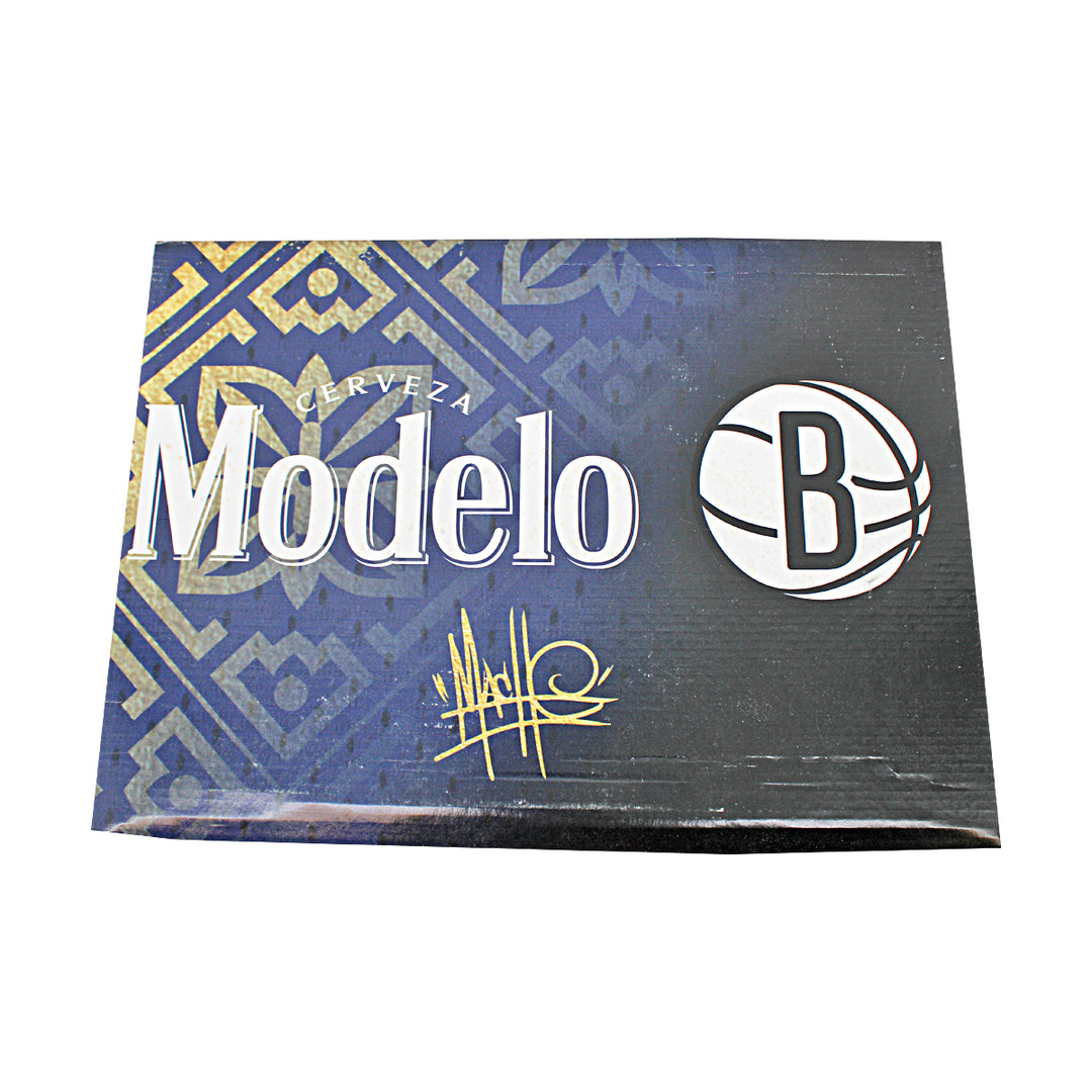 Brooklyn Nets x Modelo Sneakers By Artist Daniel Gamache Size 