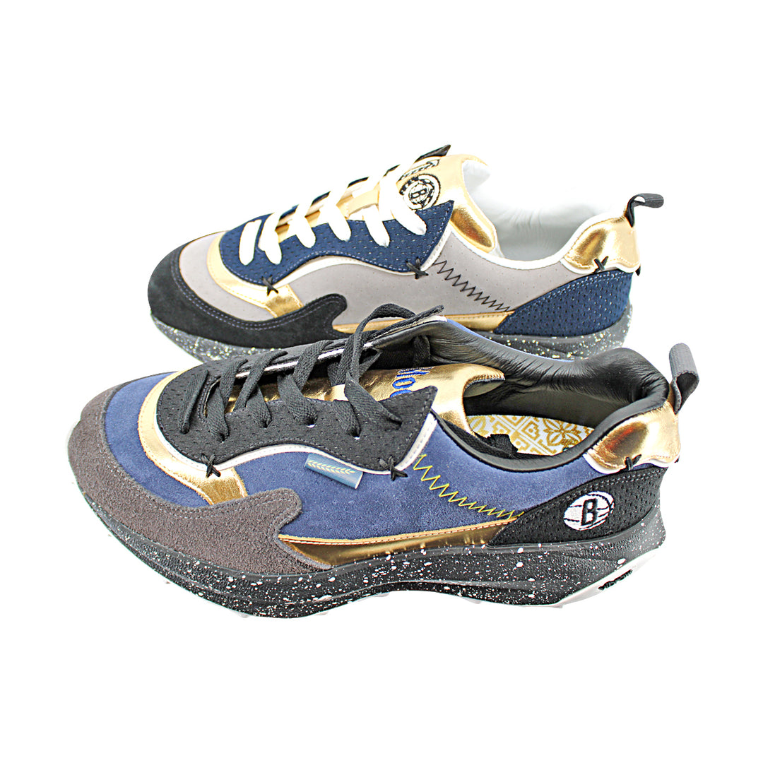 Brooklyn Nets x Modelo Sneakers By Artist Daniel Gamache Size 