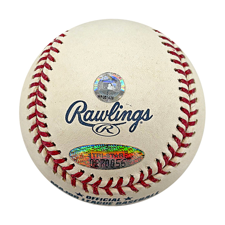 Roger Clemens New York Yankees Signed 300 Wins Logo Baseball Steiner Holo Only