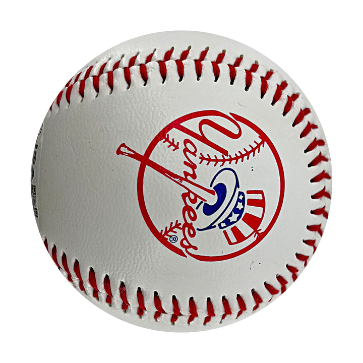 Sammy Sosa Cubs Autographed Yankees Logo Baseball JSA COA