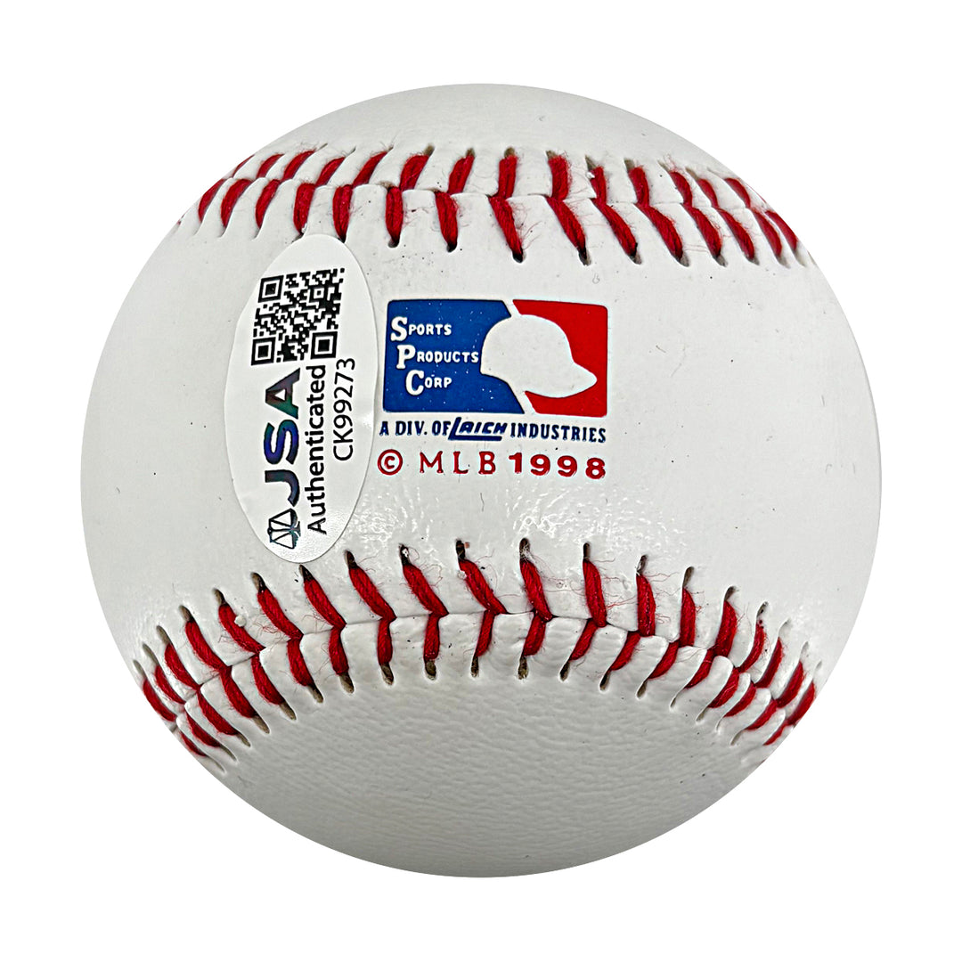 Sammy Sosa Cubs Autographed Yankees Logo Baseball JSA COA