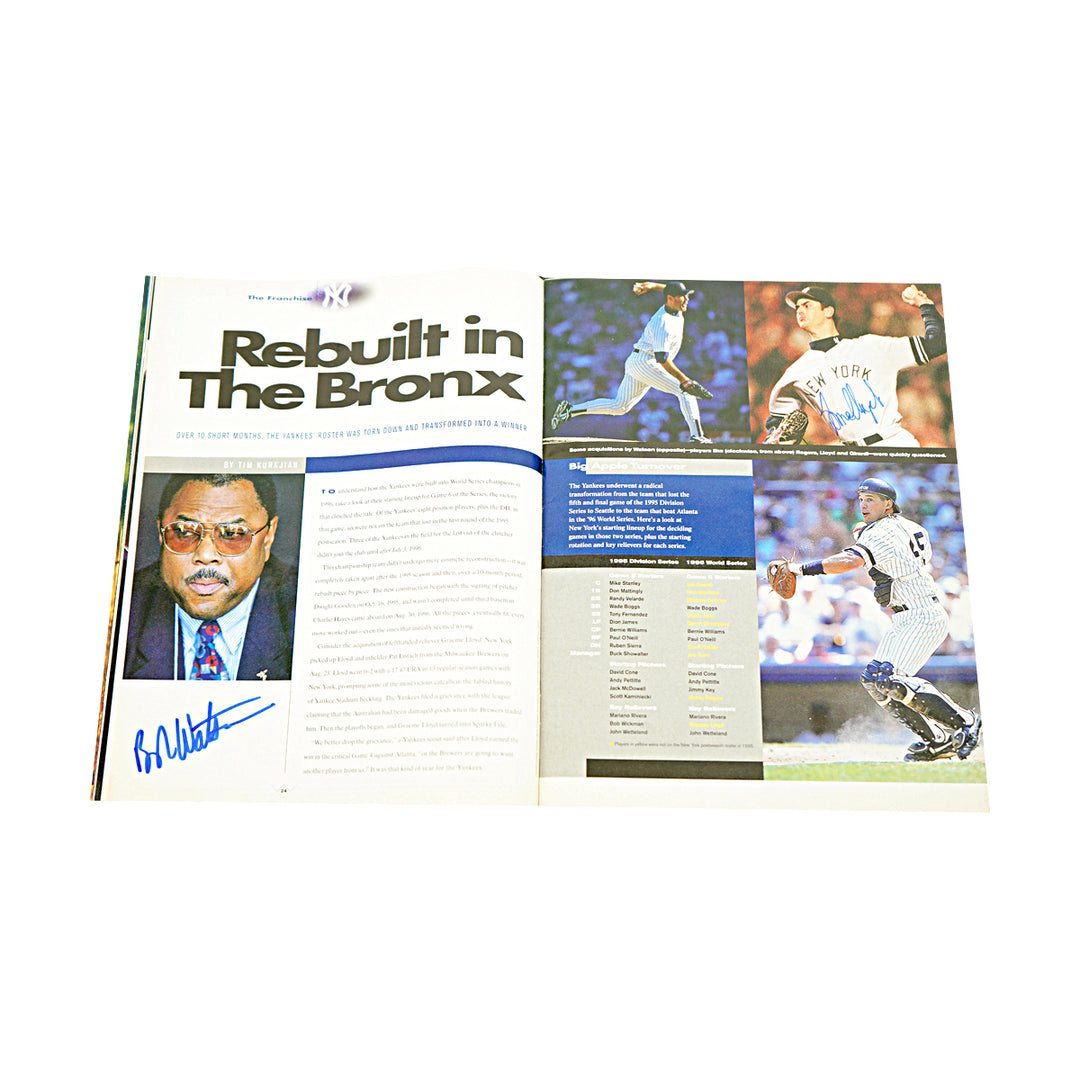 Jeter Berra Rivera New York Yankees Multi Signed 1996 Sports Illustrated Magazine 36 Autos JSA LOA
