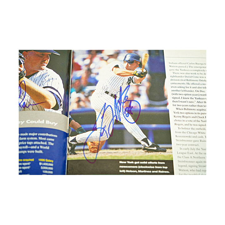 Jeter Berra Rivera New York Yankees Multi Signed 1996 Sports Illustrated Magazine 36 Autos JSA LOA