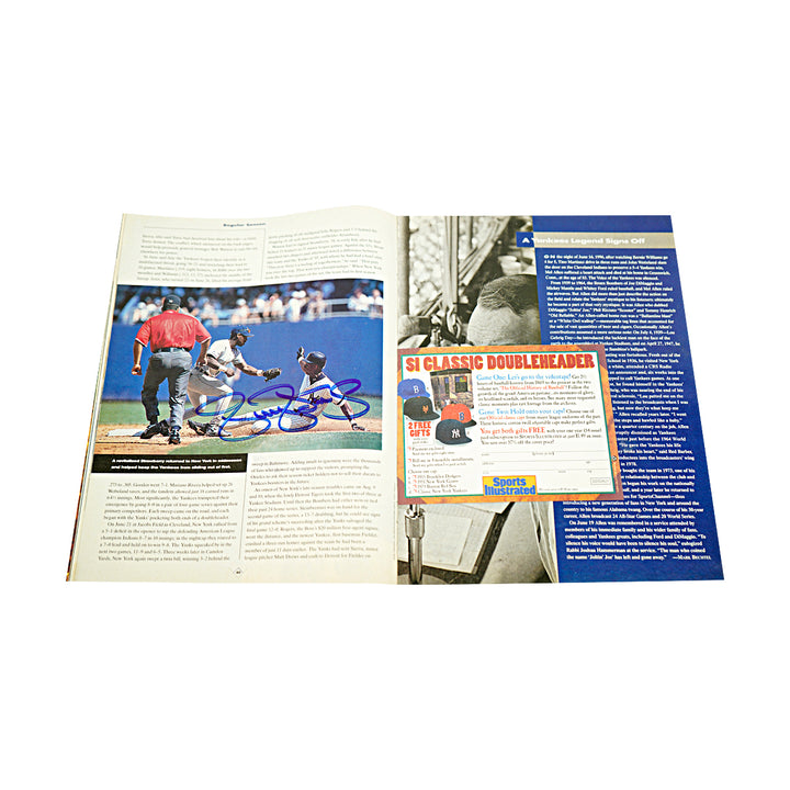 Jeter Berra Rivera New York Yankees Multi Signed 1996 Sports Illustrated Magazine 36 Autos JSA LOA