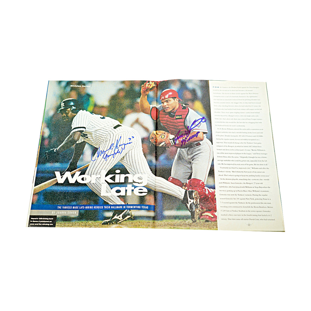 Jeter Berra Rivera New York Yankees Multi Signed 1996 Sports Illustrated Magazine 36 Autos JSA LOA