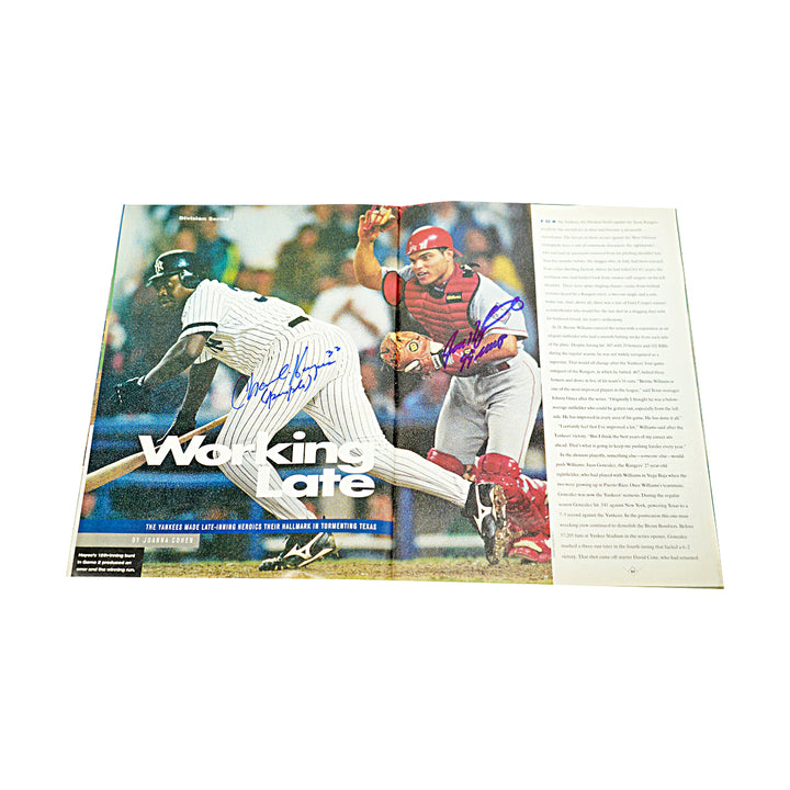 Jeter Berra Rivera New York Yankees Multi Signed 1996 Sports Illustrated Magazine 36 Autos JSA LOA