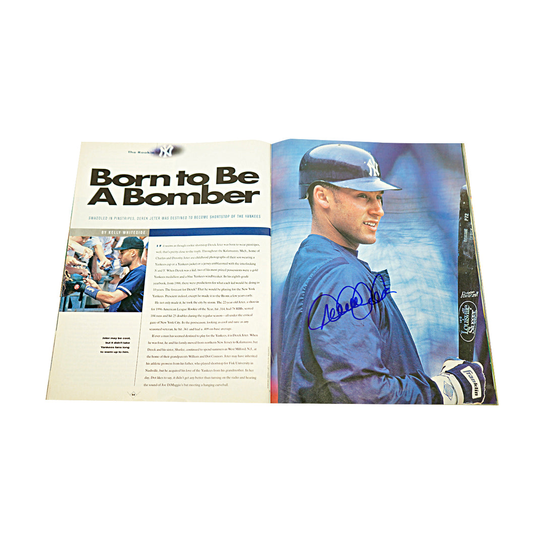 Jeter Berra Rivera New York Yankees Multi Signed 1996 Sports Illustrated Magazine 36 Autos JSA LOA