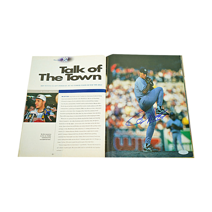 Jeter Berra Rivera New York Yankees Multi Signed 1996 Sports Illustrated Magazine 36 Autos JSA LOA