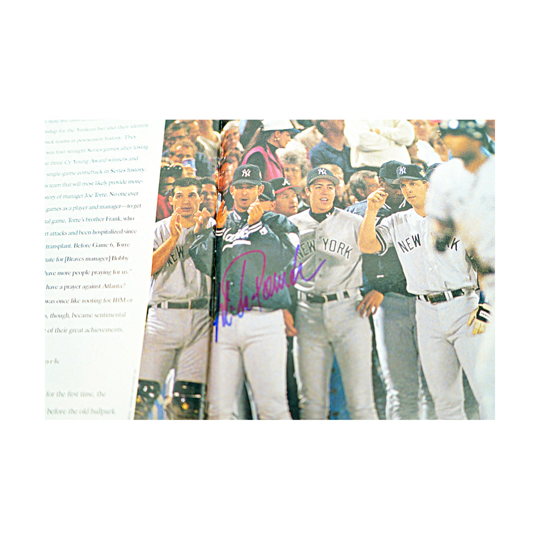 Jeter Berra Rivera New York Yankees Multi Signed 1996 Sports Illustrated Magazine 36 Autos JSA LOA