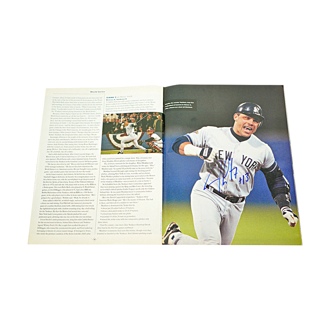 Jeter Berra Rivera New York Yankees Multi Signed 1996 Sports Illustrated Magazine 36 Autos JSA LOA