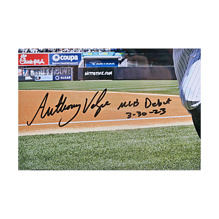 Anthony Volpe New York Yankees Autographed Inscribed Framed 16x20 Photo MLB/Fanatics Holo