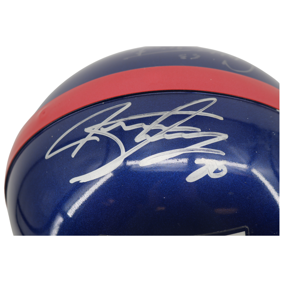 Jeremy Shockey Harry Carson New York Giants Autographed Authentic VSR-4 Helmet Steiner Holo
