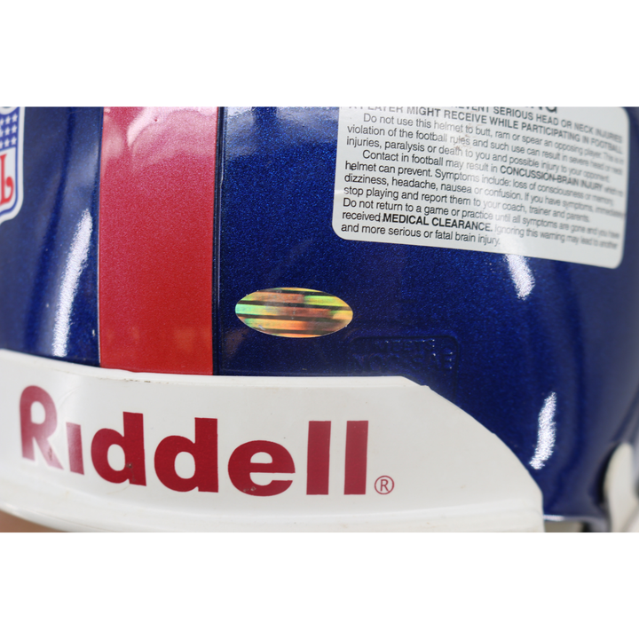 Jeremy Shockey Harry Carson New York Giants Autographed Authentic VSR-4 Helmet Steiner Holo