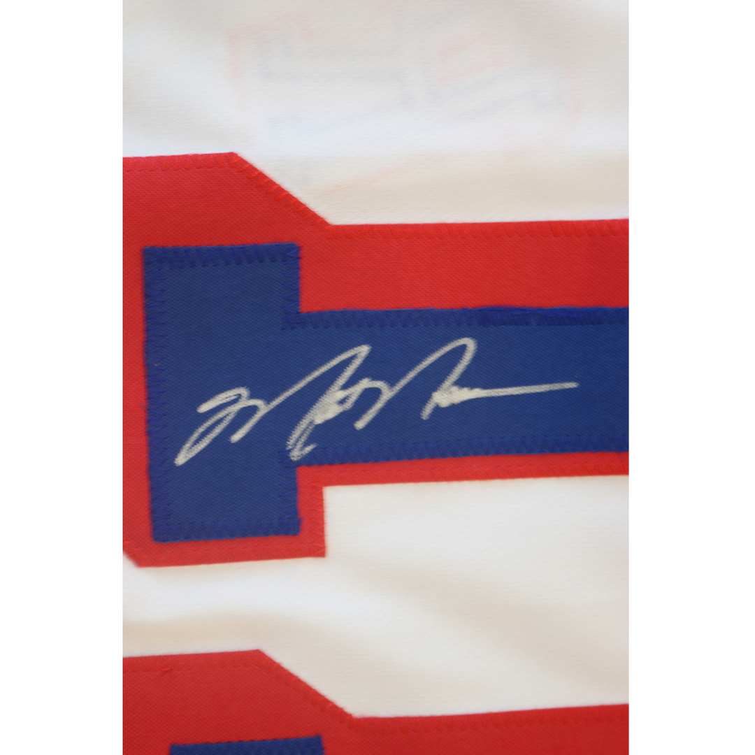 Mark Messier New York Rangers Autographed Stat Inscribed White Custom Jersey CX Auth