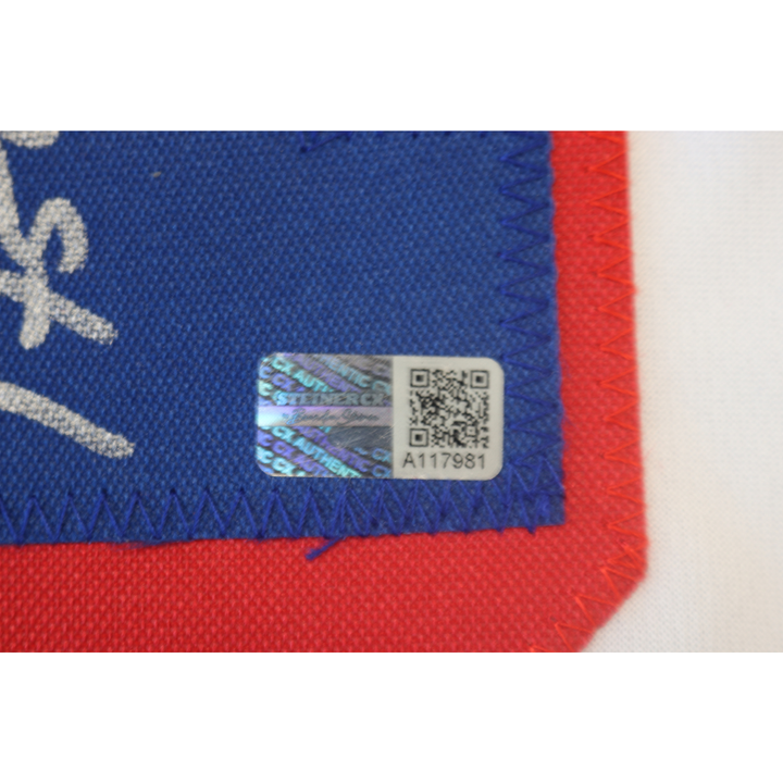 Mark Messier New York Rangers Autographed Stat Inscribed White Custom Jersey CX Auth