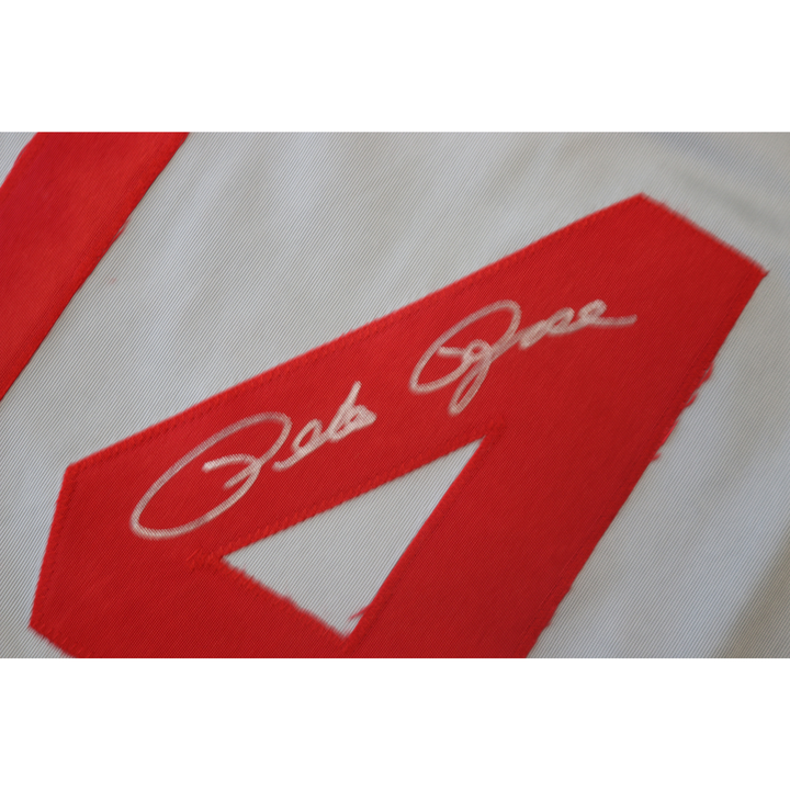 Pete Rose Cincinnati Reds Autographed Grey Custom Jersey JSA COA