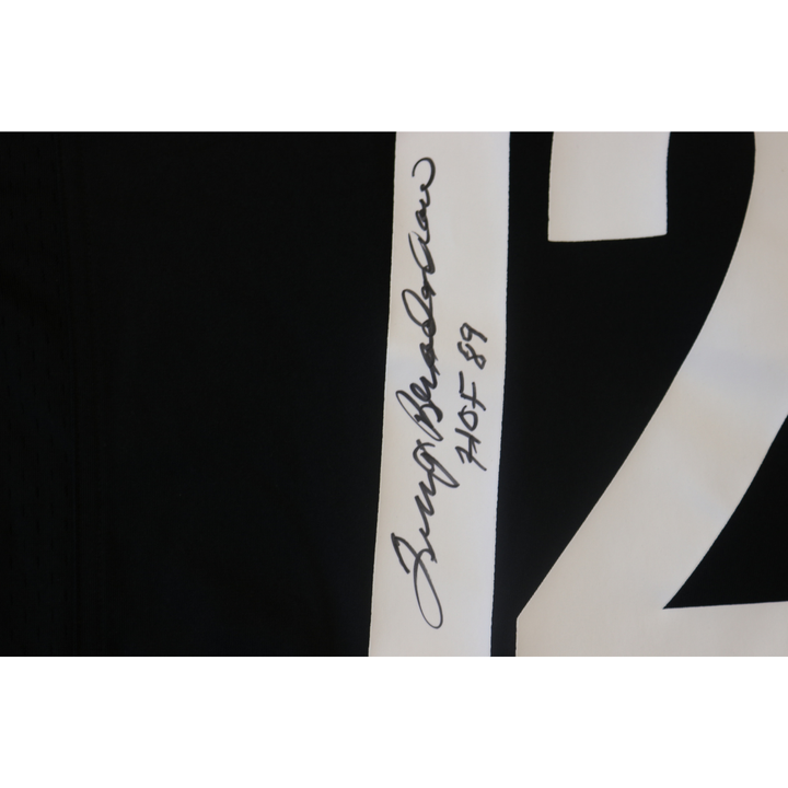 Terry Bradshaw Pittsburgh Steelers Autographed Inscribed Black Nike Jersey JSA COA