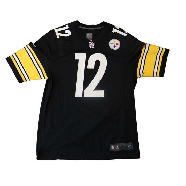 Terry Bradshaw Pittsburgh Steelers Autographed Inscribed Black Nike Jersey JSA COA