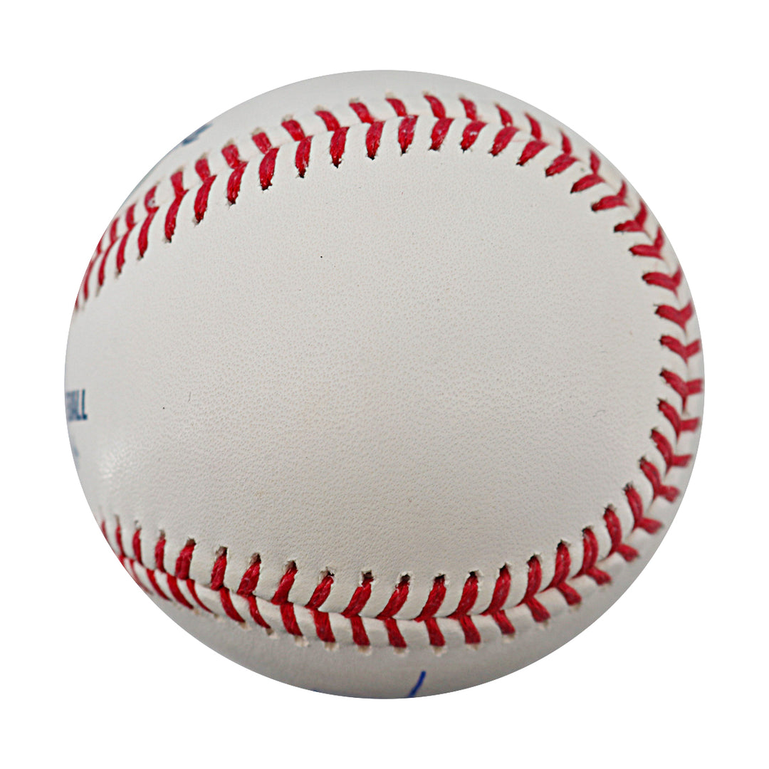 Pete Alonso New York Mets Autographed 2021 HR Derby Logo Baseball MLB & Fanatics Holo