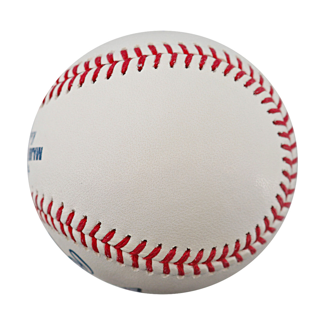 Pete Alonso New York Mets Autographed 2021 HR Derby Logo Baseball MLB & Fanatics Holo