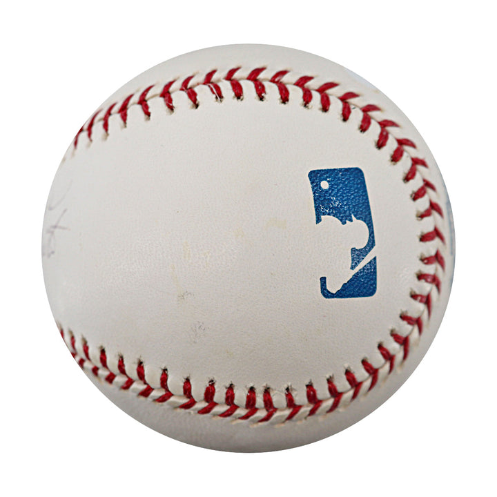 Phil Rizzuto Hank Bauer New York Yankees Dual Signed OMLB Baseball JSA COA