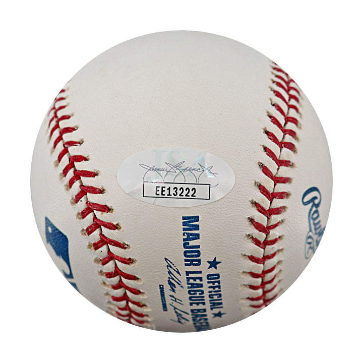 Phil Rizzuto Hank Bauer New York Yankees Dual Signed OMLB Baseball JSA COA